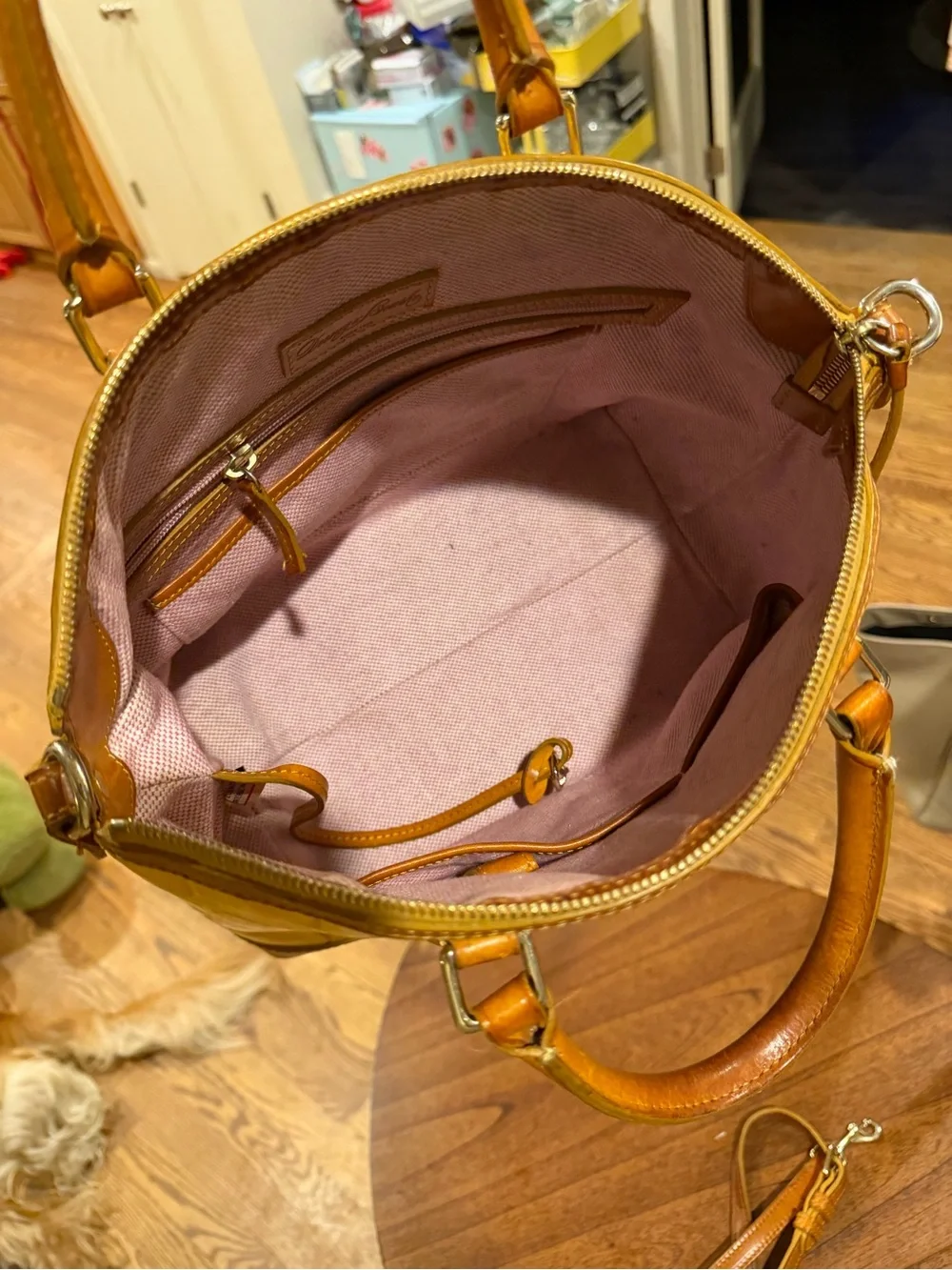 Dooney & Bourke croc embossed